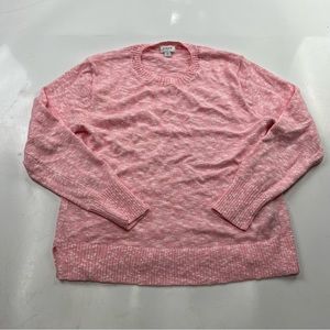 j.Crew women’s pink crewneck sweater S L28-11